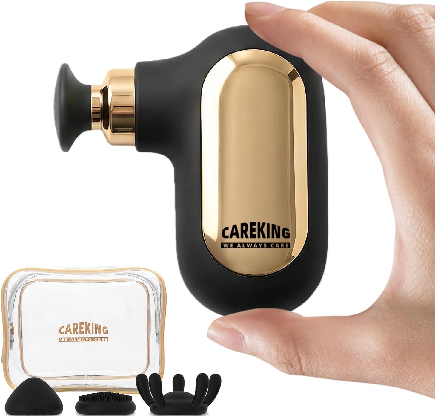 Mini Massage Gun, Deep Tissue Small Muscle Massager for Pain Relief, Travel Massage Gun for Neck Shoulder Thigh Back, Handheld Massager for Office, Birthday