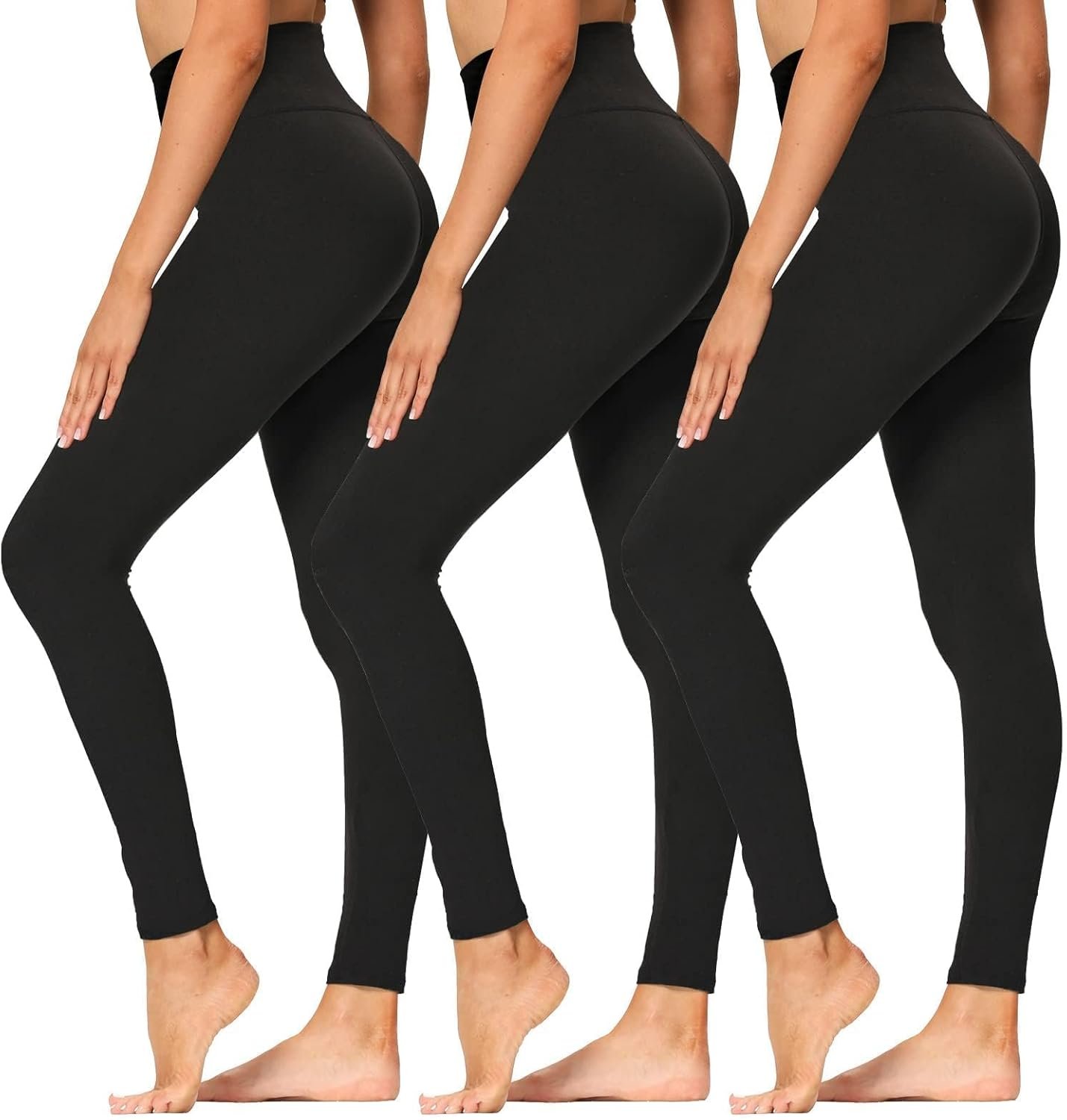 High Waisted Leggings for Women – Soft Athletic Tummy Control Yoga Pants for Cycling Dance Tights