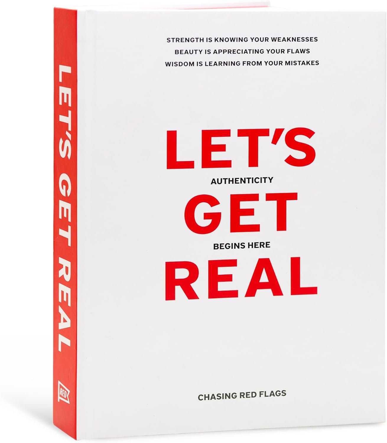 Let’s Get Real Guided Journal for Self Reflection & Personal Growth, Undated Self Care Journal with 240 Writing Prompts, Includes Gratitude & Mindfulness Sections, Wellness Journal for Women & Men