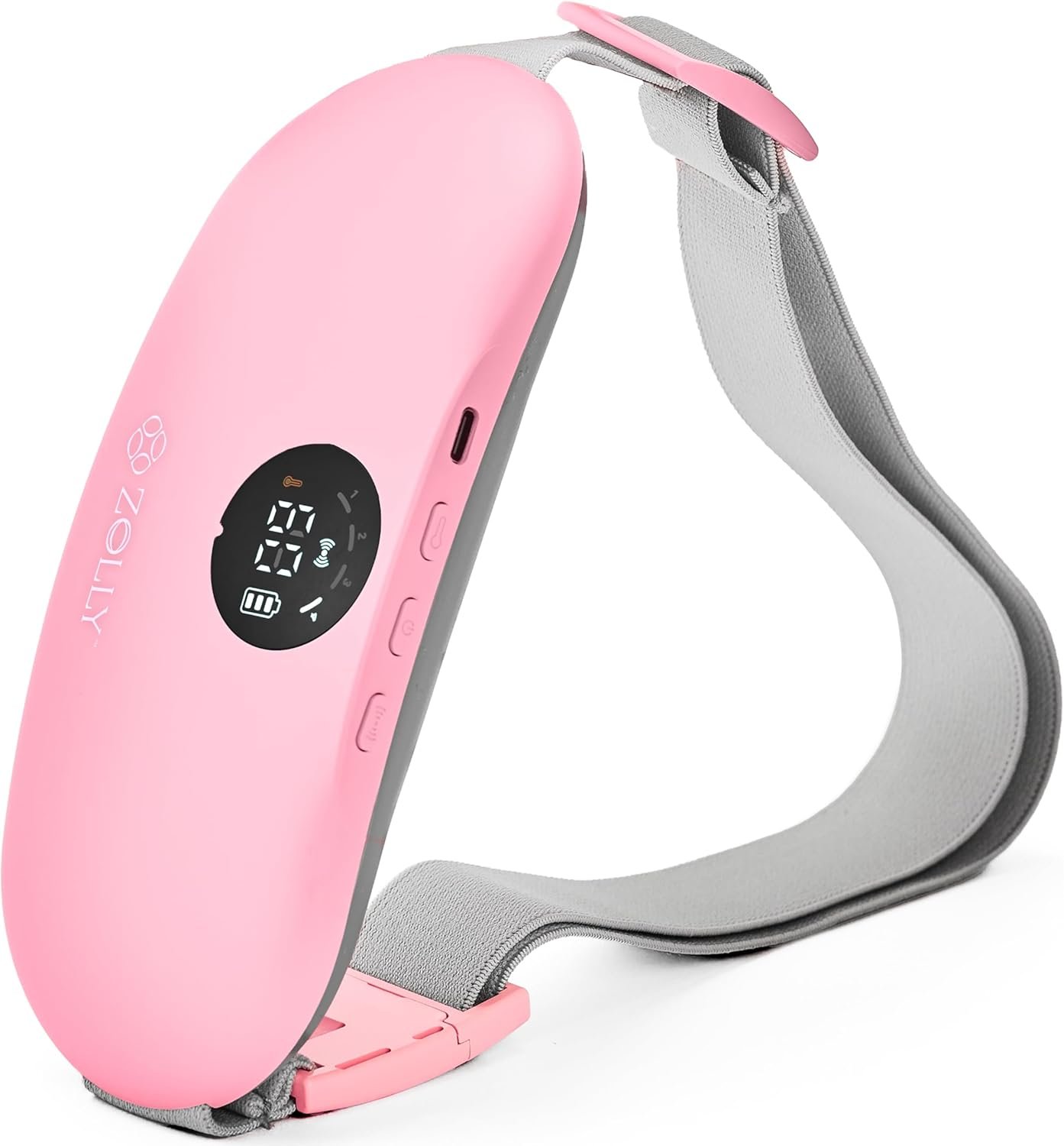 Menstrual Heating Pad for Period Cramps – Portable Heating Pad for Period Cramps Relief with Heat & Massage, Wearable Cordless Warmer for Pain Relief, Rechargeable & Wireless for Women