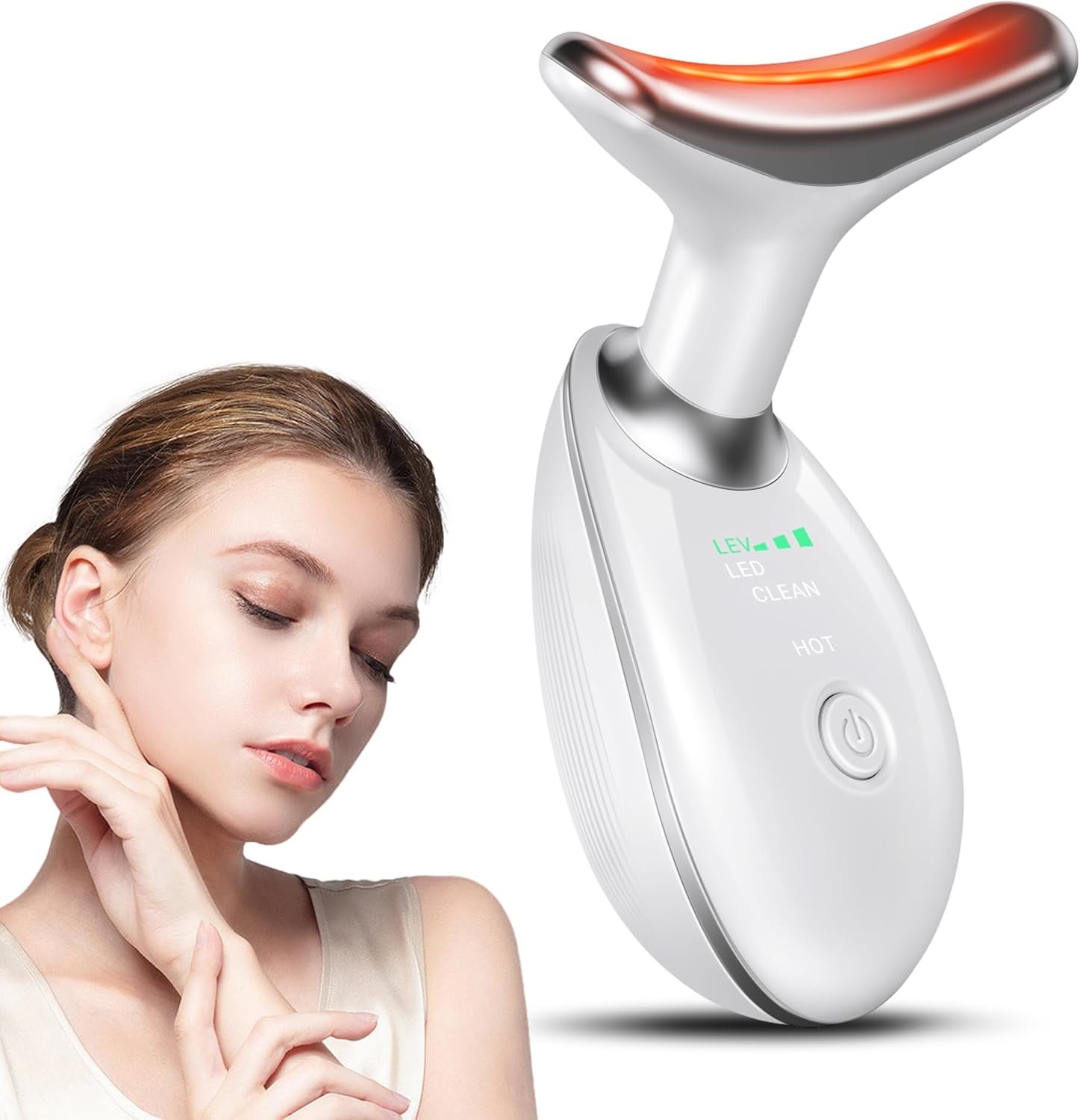 Neck and Face Massager for Home Use, Face Roller for Double – Chin, Face Sculpting Skin Care Tool,Improve, Firm,Tightening and Smooth