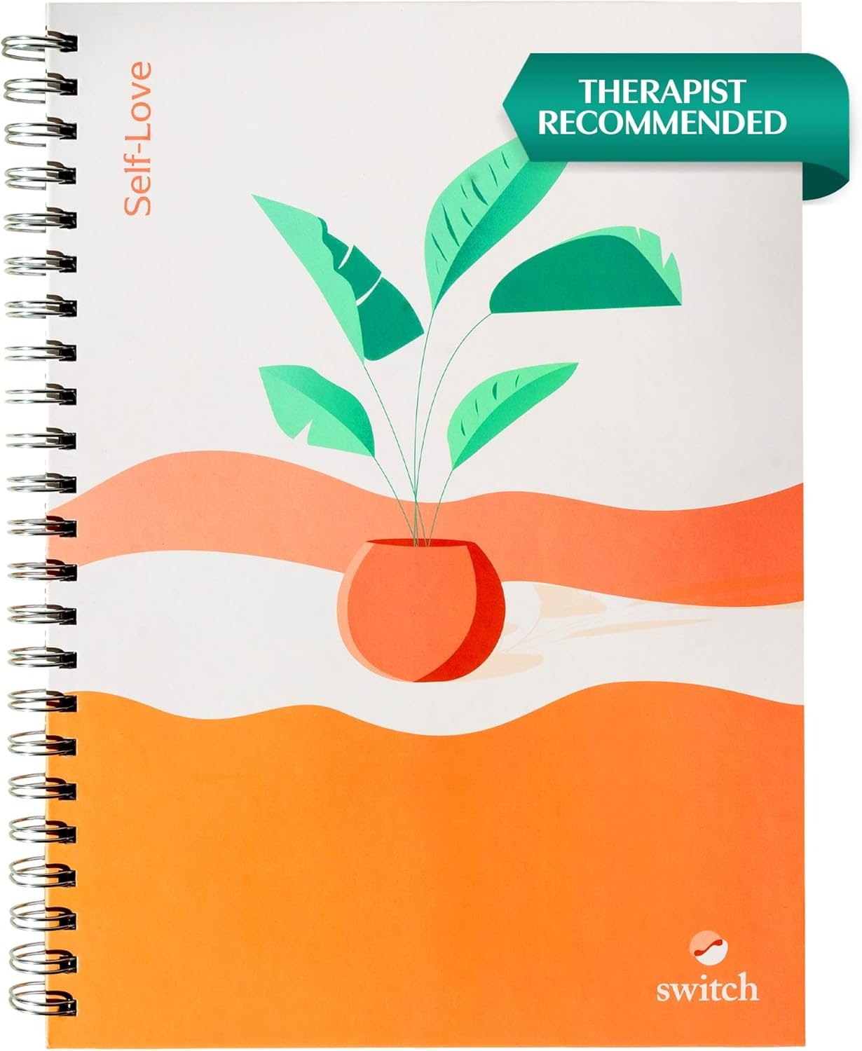 Switch Research Self-Love Journal – Self Care Journal for Women with Prompts – Mindfulness & Gratitude Journal, Therapist Recommended for Self Reflection & Personal Growth – Guided Writing Notebook A4