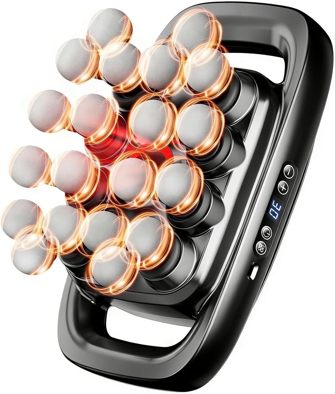 20 Head Massage Gun Deep Tissue Percussion Massager with 3 Modes&30 Intensities-Muscle Massage Gun for Back/Shoulder/Foot/Body/Hand Muscle Pain Relief,Birthday Gifts for Men Dad Husband