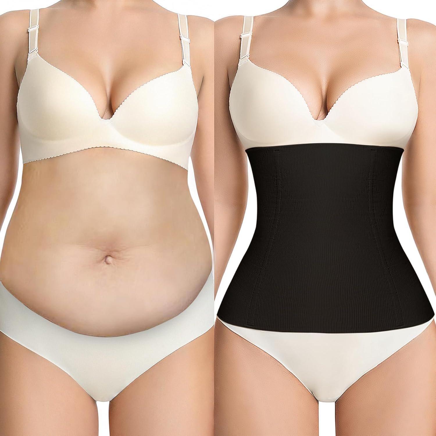 sellto Waist Trainer for Women Tummy Control Postpartum Recovery Belt Waist Cincher Body Shaper