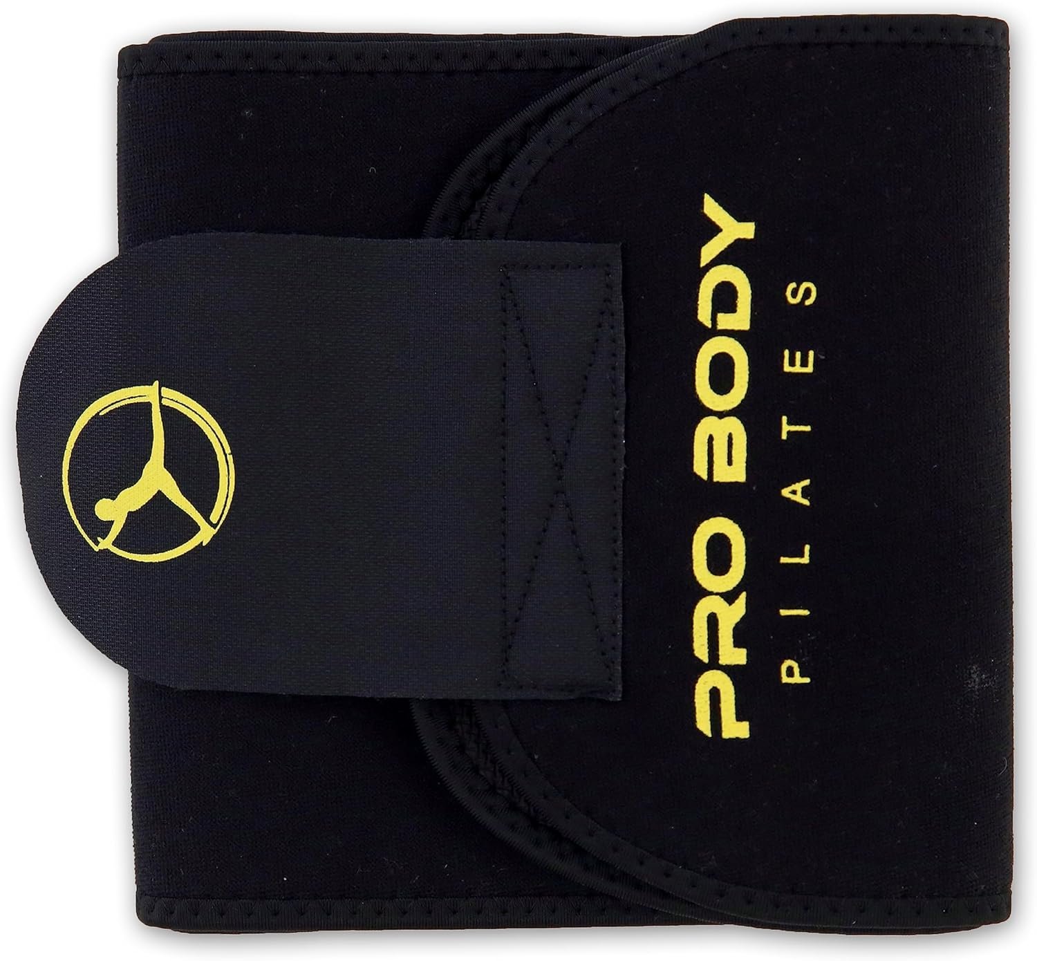 ProBody Pilates Waist Sweat Band for Women and Men, Sweat Waist Trimmer Belt for High-Intensity Training, Waist Trainer