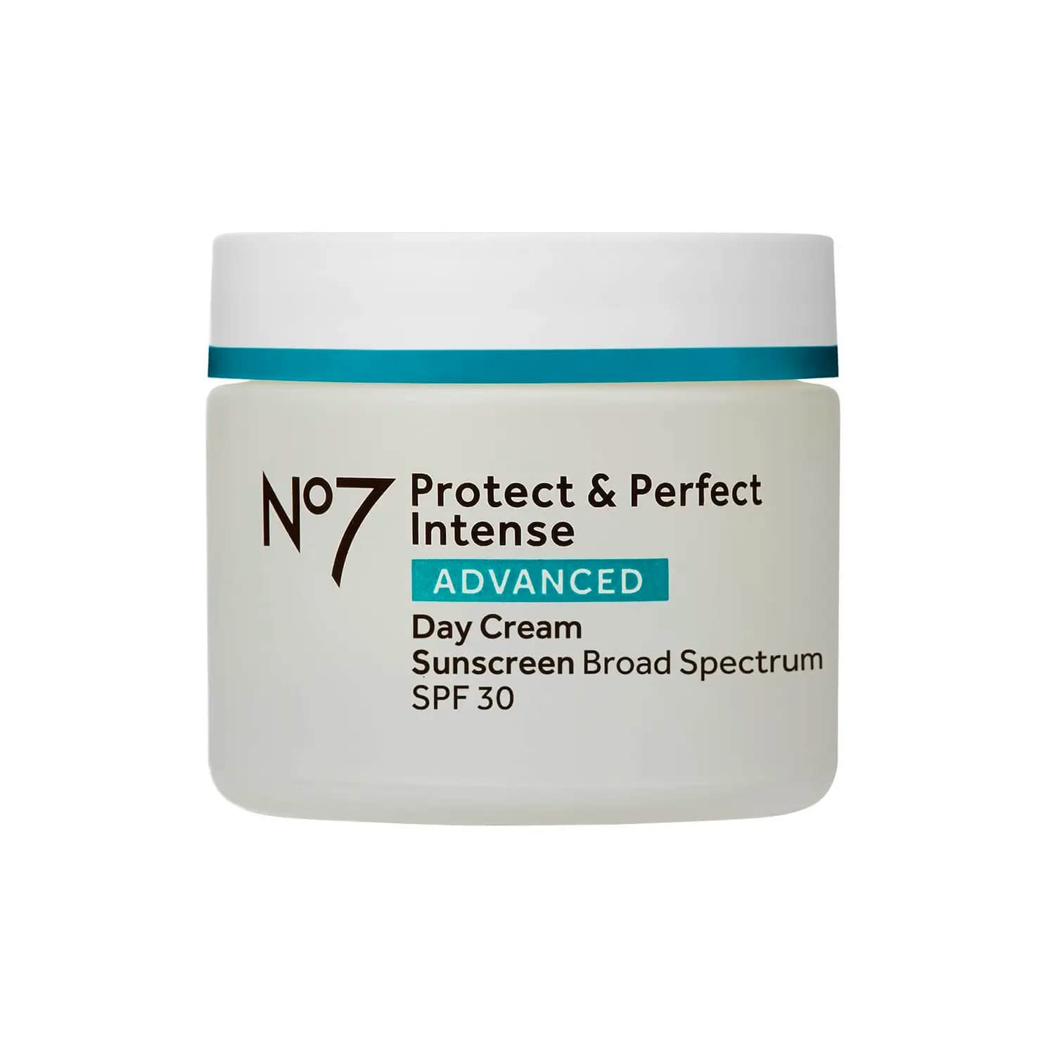 No7 Protect & Perfect Intense Advanced Face Cream – Hydrating Face Moisturizer with SPF – Formulated with Hyaluronic Acid & Collagen Peptide Technology to Help Reduce Fine Lines & Wrinkles (1.69 Oz)