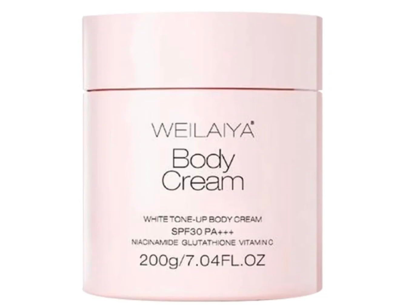 Weilaiya Camellia for Face & Body Day Cream SPF3O PA+++ NACINAMIDE GLUTATHIONE VITAMIN C (200g/7.04FL.OZ) Brightening, anti-aging, moisturizer, hydrate, non-comedogenic, water-proof, non-sticky