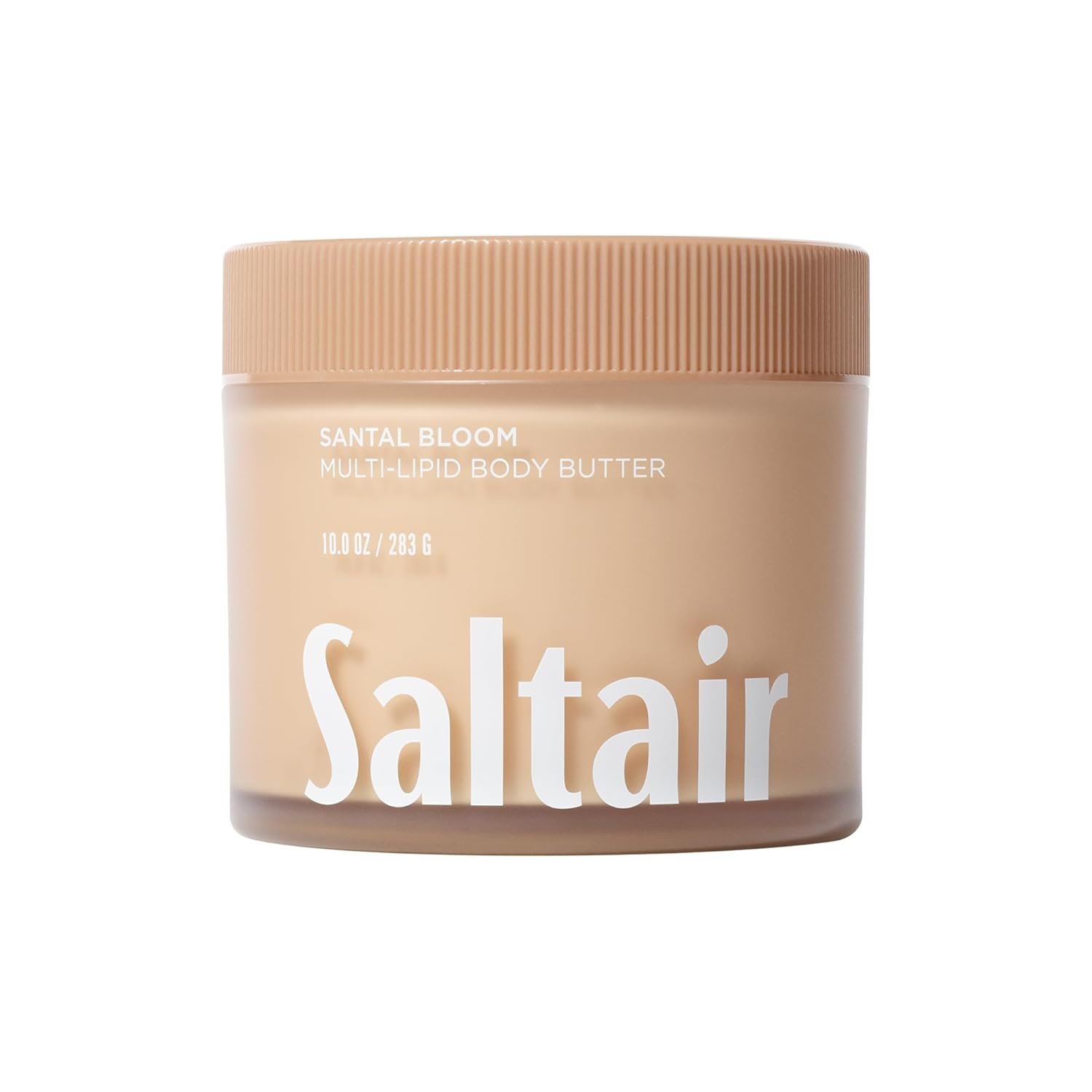 Saltair Multi-Lipid Body Butter – Rich, Nourishing Hydrating Body Cream with Ceramide Complex, Coconut Oil, Shea Butter, and Sea Buckthorn. Moisturizing Dry Skin Care. 10oz Jar – Santal Bloom