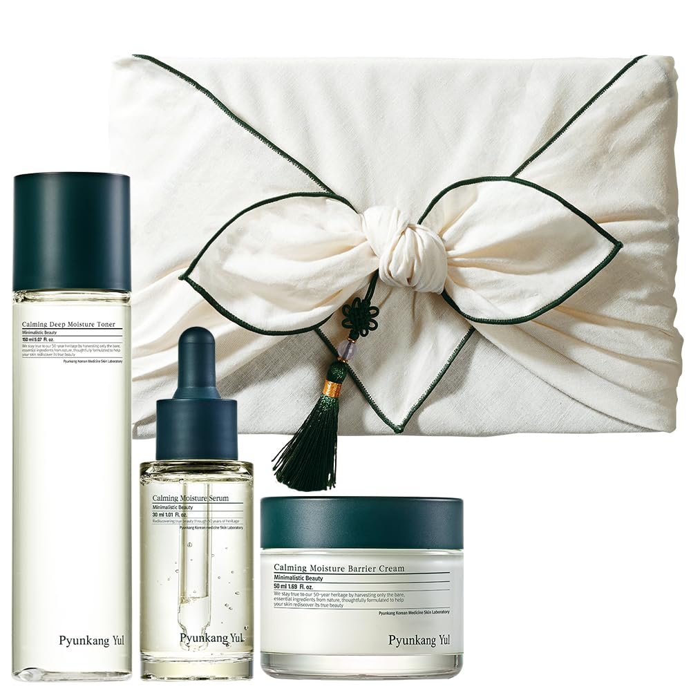 [PKY] Pyunkang Yul Calming Skincare Gift Set with Premium Gift Wrapping, Vegan, Korean Skincare (3-item set)