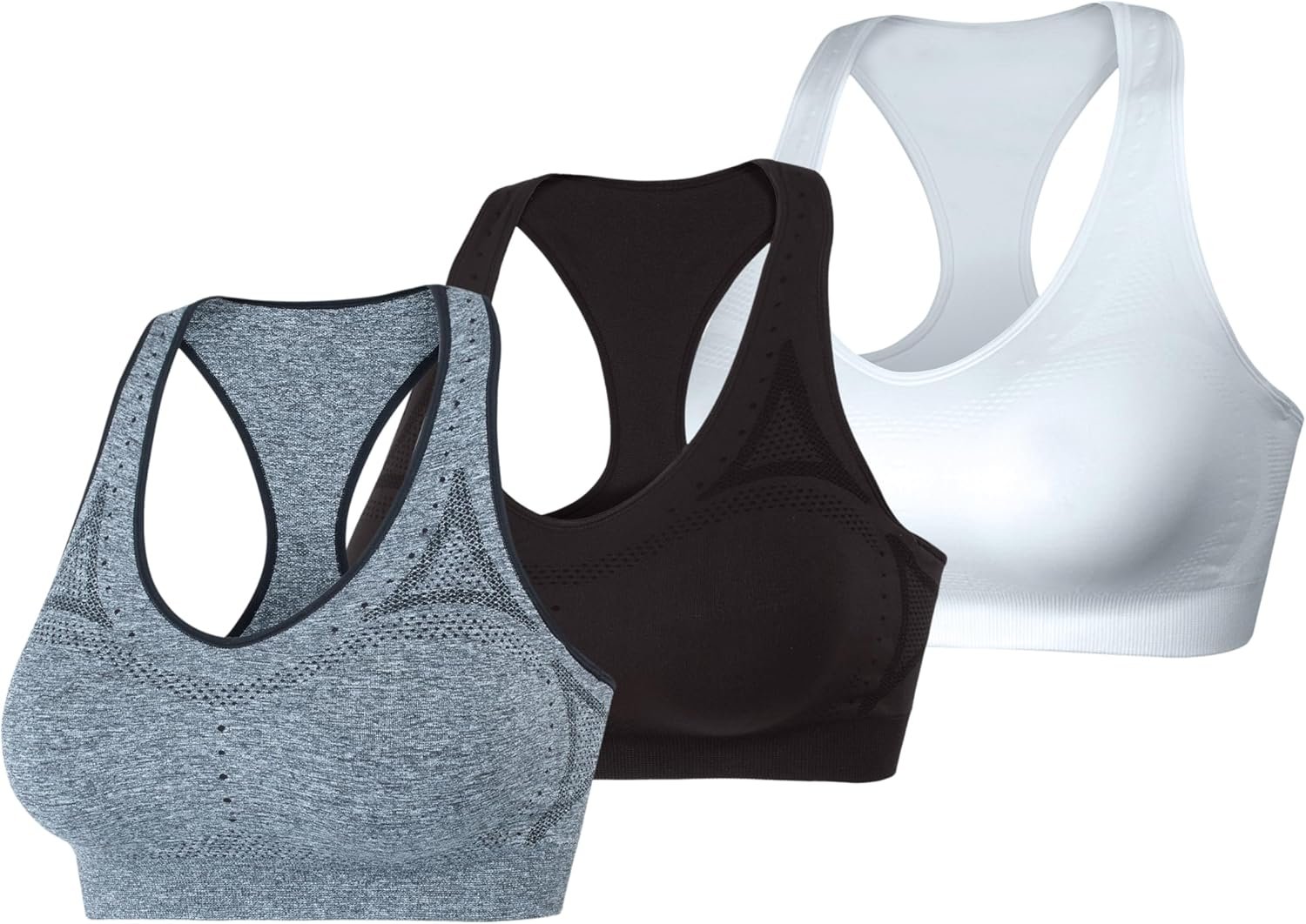 Hanes Women’s Seamless Racerback Sports Bra