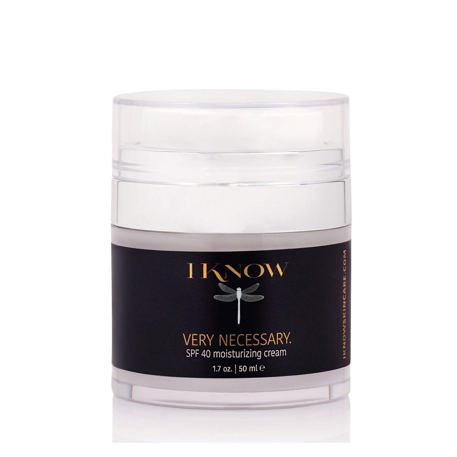 IKNOW VERY NECESSARY Broad Spectrum SPF 40 Skincare, Sun Protection Cream for UV Protection, Broad Spectrum SPF 40 Moisturizer Lotion for Pro-Aging, Spf 40 Facial Moisturizer and Sunblock