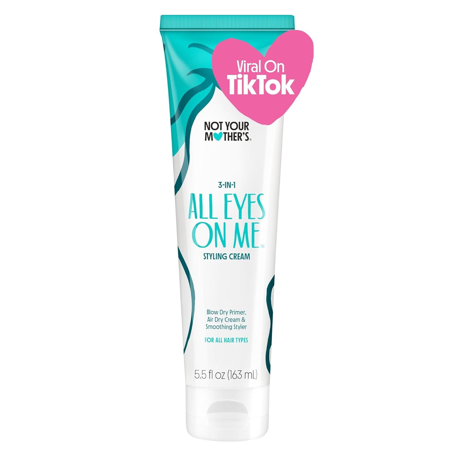 Not Your Mother’s All Eyes On Me 3-in-1 Hair Styling Cream with UV Protection – Styling Cream for All Hair Types