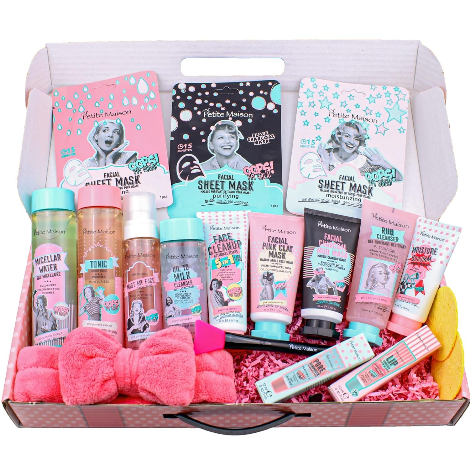 Gift Box for Women – Care Package With Spa Skin Care Sets for Mom, Her, Sister, Aunt, Friends – Unique Birthday, Christmas, Wedding Basket